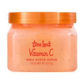 TREE HUT, Vitamin C Shea Sugar Scrub, Exfoliante Corporal de Azúcar Natural con Manteca de Karité y Vitamina C, Exfolia e Hidrata la Piel, 510 gramos