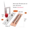 SCXCLY Copper Ground Bar Kit, with 14 Terminal Positions, Copper