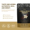 TALCUFON Madagascar Ground Vanilla Bean Powder, 100% Ground Vanilla Beans,