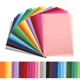 Kesote 300 Hojas Papel de Seda de 30 Colores 29 x 20 cm Papel para Hacer Manualidades Decorativas Relleno de Regalos