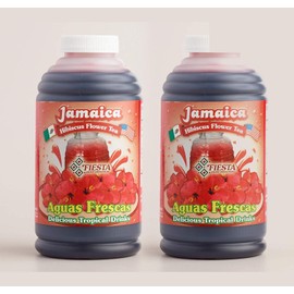 FIESTA Drink Concentrate 16oz Bottle (Jamaica, 2 Pack)