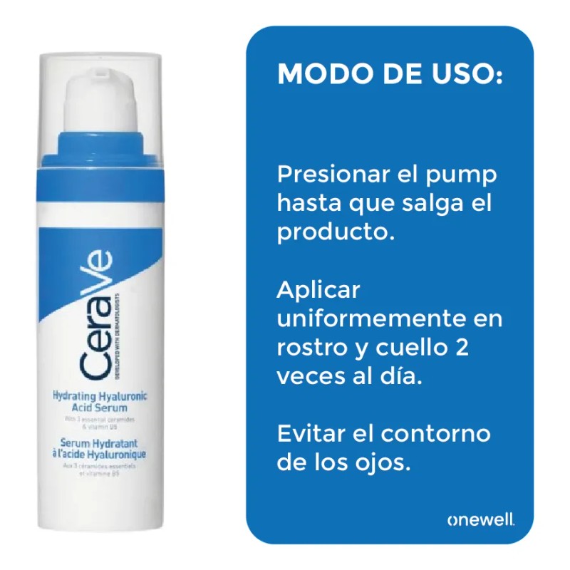 Sérum Facial Antiedad con Ácido Hialurónico (30ml): Hidratación Profunda y