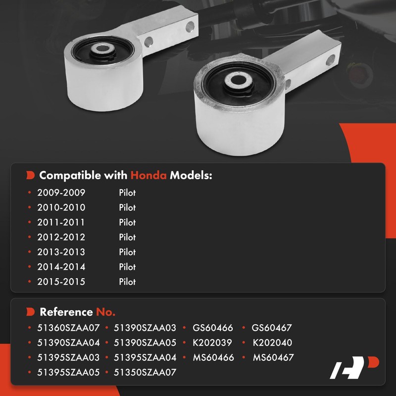 A-Premium 2 x Front Rearward Lower Control Arm Bushing Kit,