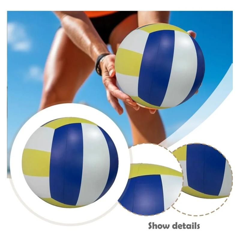 J Pelota De Voleibol Inflable Para Playa, Diámetro 60cm