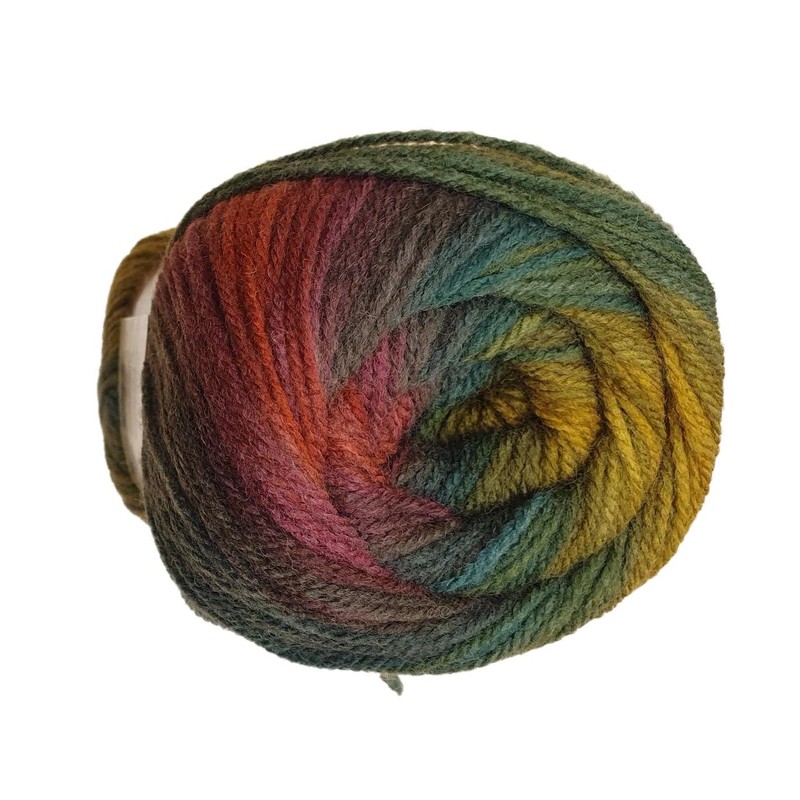 James C Brett Aurora DK 20% Wool Rainbow Knitting Crochet