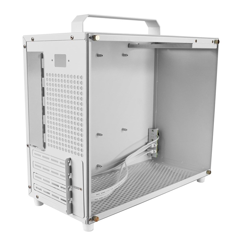ALAMENGDA V500 Mini Portable M-ATX/ITX Computer Case, MINI-Tower CASE, Full