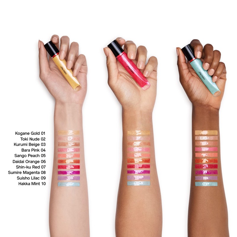 Shiseido Shimmer Gel Lip Gloss 07 Shin-ku Red 9ml
