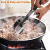 Meat Chopper, Hamburger Chopper, Premium Heat Resistant Meat Chopper Utensil,Ground