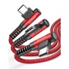 AINOPE USB C to USB Cable [3-Pack 3.3ft/6.6ft/10ft] 3.1A USB
