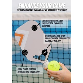 LUXE Pickleball Carbon Fiber Pickleball Paddle | Luxury Draft Edition | 2024 USAPA Approved Pickleball Racket | Edgeless Pickleball Paddle | Cute Pickleball Paddles Pink | 13mm Pro Pickleball Paddle