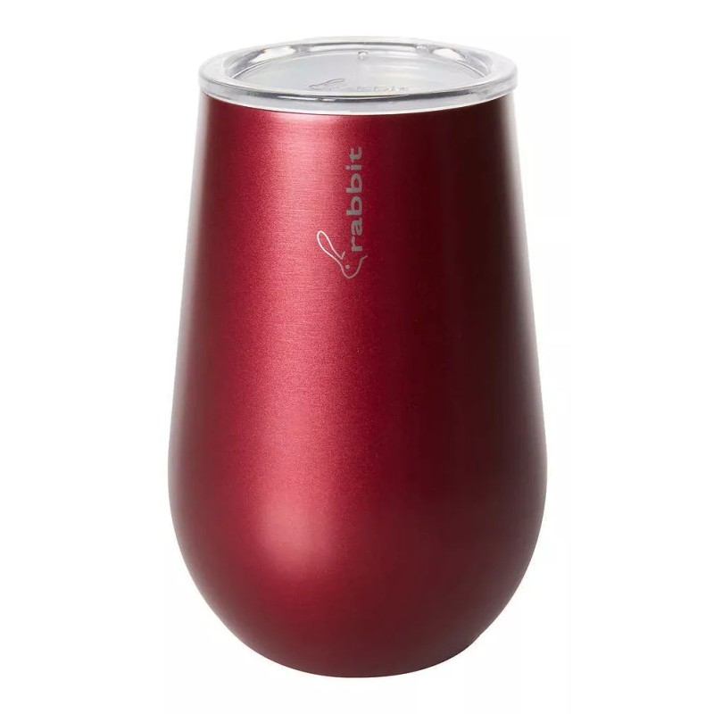 Rabbit 4 Vasos Con Tapa De Acero Inoxidable, 354 Ml,