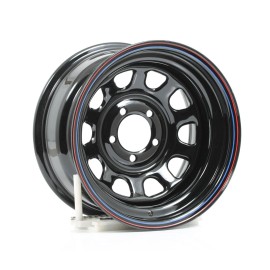 Allied 51 Daytona wheel 15x8 5x4 1/2 Steel 2pc Black Gloss Each Wheel 5158012