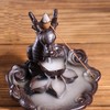 Dragon Incense Waterfall Burner Ceramic Backflow Incense Holder Set with