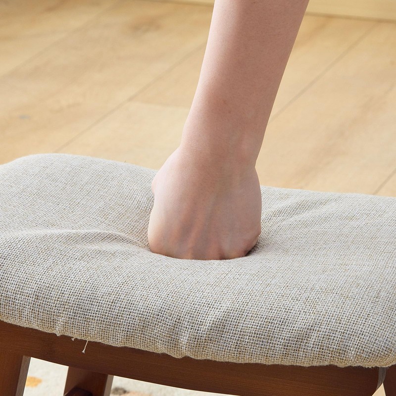 Wieghda Foot Stool,Under Desk Foot Rest Ottoman, Washable Stool for