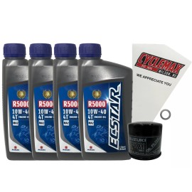 Cyclemax Genuine OEM Standard Oil Change Kit fits 2001-2023 Suzuki GSX-R1000