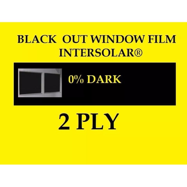 Window Tint High Performance 36" x 15 Feet Black Out
