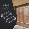 AUDEEKON 3.25 Inch Valance Clips (4-Pack) – Horizontal Blind Clip