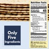 Snacktery Whole Wheat Flatbread Crackers - All Natural Onion Crackers