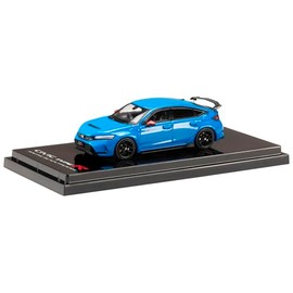 1/64 Honda CIVIC TYPE R (FL5) RACING BLACK PACKAGE / Car with Genuine Optional Parts Racing Blue Pearl