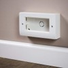 Computer Spares 4 Module Double Gang Face Plate for Euro