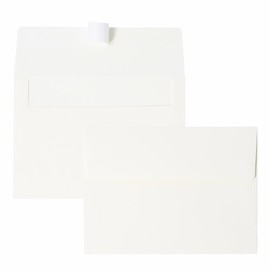 Keketer A7 Cream White 5x7 Printable Envelopes 50 Pack Self - Seal, for 5x7 Cards, Weddings, Invitations, Baby Shower 5.25 x 7.25 Inches