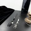 LJJINGXS Gothic Spider Phone Charm Strap with Beaded Chain and