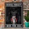 UnBrand Tiger Never Forget Who You Are Paper Poster, Canvas