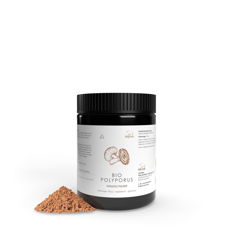 Pilze Wohlrab Organic Polyporus Powder 100 g Pure Oak Rabbit