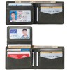 alpine swiss Men's RFID Safe Wallet Bifold Passcase Cowhide Leather