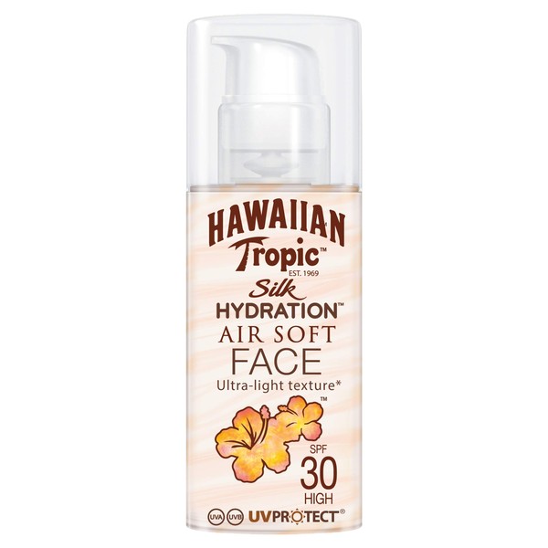Hawaiian Tropic Silk Hydration Air Soft Face Spf30 Sun Locion 50Ml