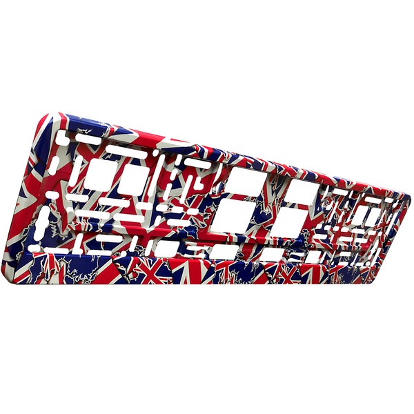 TAPORT® 1 x Union Jack Car Number Plate Surround