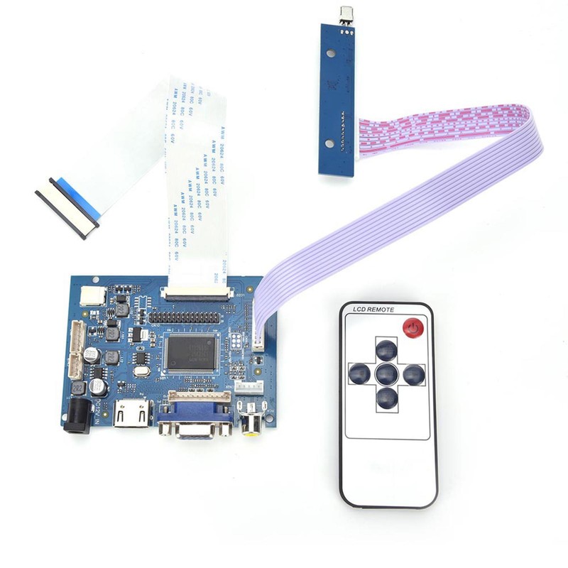 HDMI VGA 2AV Reversing Driver Board for 7inch AT070TN92 800x480