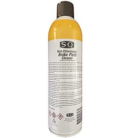 SQ Brake Cleaner Non Chlorinated, 14.5 oz per can. Not for use in CA, CO, CT, DE, MD, MI, OH, NH, NY, RI and Parts of UT