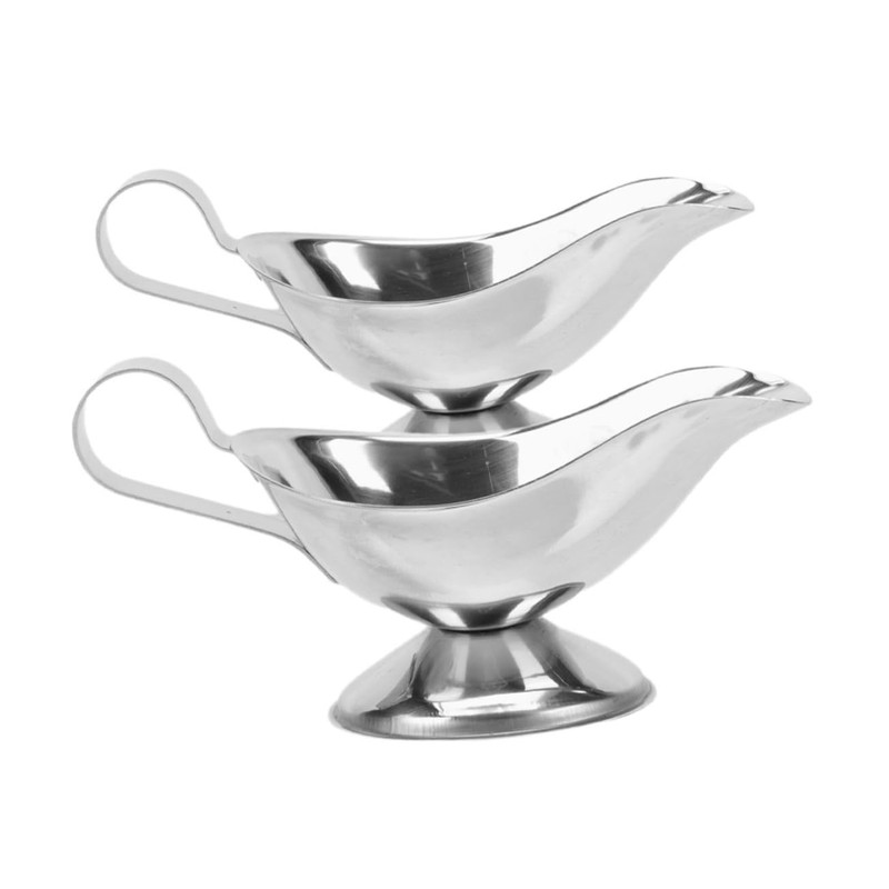 STOBAZA 3sets Sauce Jug Handle Milk Pitcher Western Food Steak