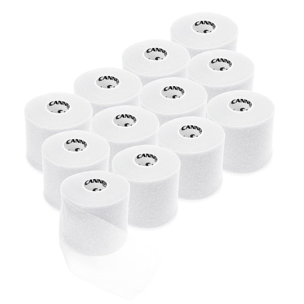 Cannon Sports Pre-Wrap 12-Pack 30 Yards Each Roll 12 Rolls Athletic Tape Wraps