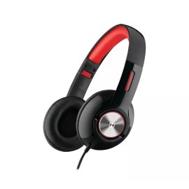 iHome Brand New iHome iB45 On-Ear Folding Headphones with Travel Pouch Red