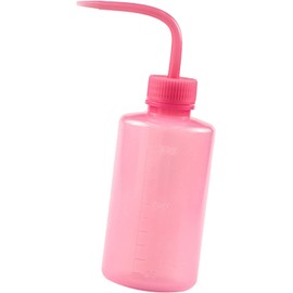 Botella de Limpieza de Pestañas, Botella de Lavado Exprimible con Pico de Codo para Extensiones de Pestañas, a Prueba de Fugas, Preservación de Líquidos, Vacía, Capacidad de 250 Ml