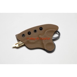 GripGirlSupply Custom Kydex Coyote Holster for Hummingbird Trauma Shears Medic EMT Nursing