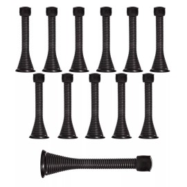 KISEER 12 Pack Spring Door Stops 3 1/4" Flexible Heavy Duty Spring Door Stopper with...