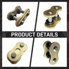 Carbbia 520HV 520 Chain Master Link Connecting Links with O-Ring