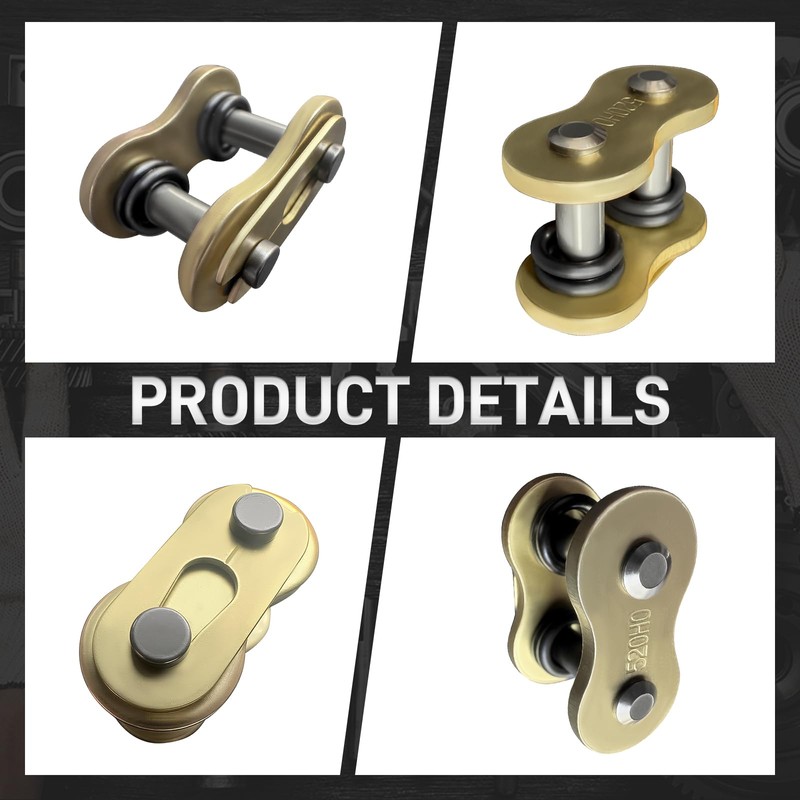 Carbbia 520HV 520 Chain Master Link Connecting Links with O-Ring