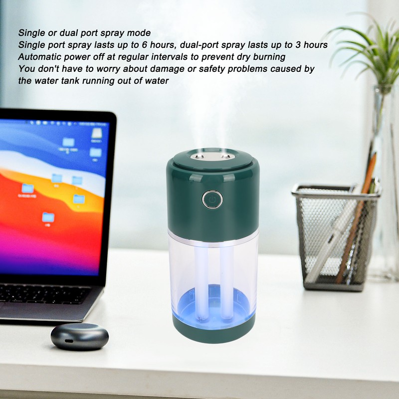 Portable Mini Humidifier 520ml Fast Humidification Automatic Power Off USB