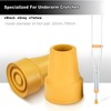 Gfertre Crutch Tips,Winter Frost and Slip Prevention, Replacement Rubber Cane