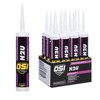 12 Pack of 10 Oz OSI 1256965 H2U Clear Acrylic