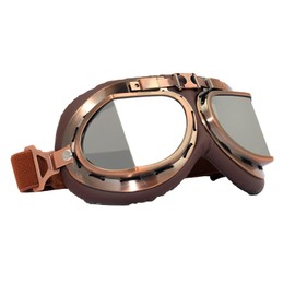 JUFYVO Motorcycle Goggles Motorbike Helmets Goggles Vintage Style Scooter Goggles Motorbike Helmet Eyewear Protect for Open Face Helmets