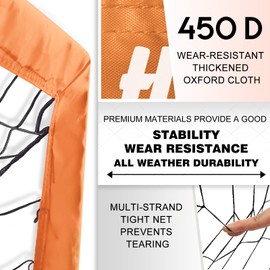 Hazacl Kids Soccer Goal for Backyard, 6x4 9x5 FT Portable Soccer Nets Pop Up with Ball, Agility Ladder, Cones, Target & Carry Bag for Toddler Youth Outdoor Indoor Training Practice Sports Games Play