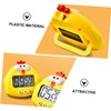 MAGICLULU 3pcs Cartoon Chick Electronic Timer Baking Alarm Clock for