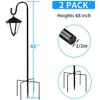 JOYSEUS Shepherd Hooks 2 Pack - 48 Inches High 1/2