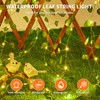 KAiSnova Solar Vine String Lights Outdoor, 33FT 100LED Warm White