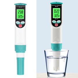 Topyond PH Meter Water, Digital PH Pen, High Precision Electrode, LCD High Definition Display, Water Quality Tester for Home Use, Water Quality Testing Tool